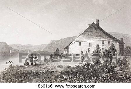 Washington's Headquarters Near Newburgh Usa. George Washington 1732 - 1799. First President Of The United States. From The Book Gallery Of Historical Portraits Published C. 1880. View Large Photo Image Stock Photograph - Washington's Headquarters Near Newburgh Usa. George Washington 1732 - 1799. First President Of The United States. From The Book Gallery Of Historical Portraits Published C. 1880.. Fotosearch