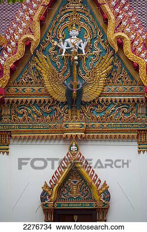 Picture - Wat Ban Tham, or The Dragon Temple; Kanchanaburi, Thailand. Fotosearch