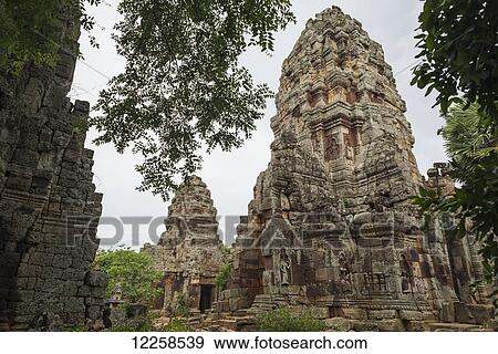 Wat Banan; Battambang, Cambodia View Large Photo Image Stock Photo - Wat Banan; Battambang, Cambodia. Fotosearch