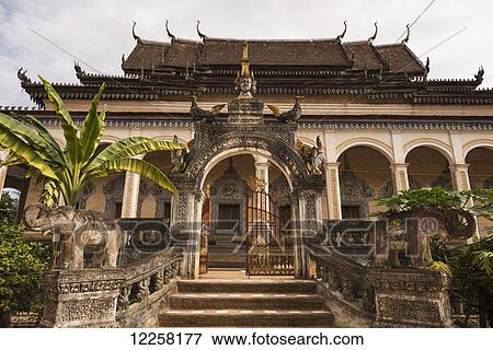 Wat Bo; Siem Reap, Cambodia View Large Photo Image Stock Photo - Wat Bo; Siem Reap, Cambodia. Fotosearch