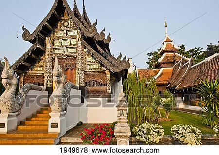 Wat Chedi Luang; Chiang Mai Thailand View Large Photo Image Stock Photo - Wat Chedi Luang; Chiang Mai Thailand. Fotosearch