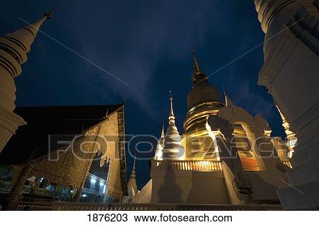 Wat Suan Dok Temple; Chiang Mai, Thailand View Large Photo Image Stock Image - Wat Suan Dok Temple; Chiang Mai, Thailand. Fotosearch