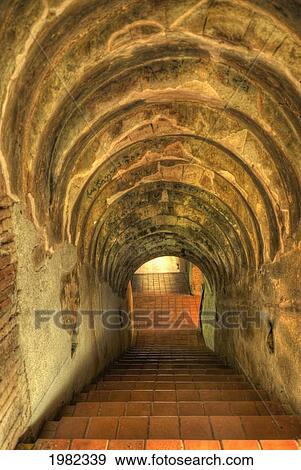 Stock Photo - Wat Umong A Famous Forest Temple In Chiang Mai Which Has Cave Tunnels; Chiang Mai Thailand. Fotosearch