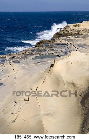 Water Crashing On Shoreline View Large Photo Image Stock Photography - Water Crashing On Shoreline. Fotosearch