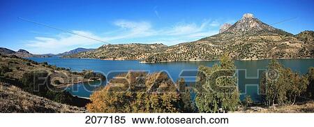 Stock Photography - Water Reservoir Near Zahara; Andalusia Spain. Fotosearch
