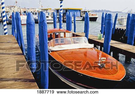 Water Taxi By Pier View Large Photo Image Stock Photo - Water Taxi By Pier. Fotosearch