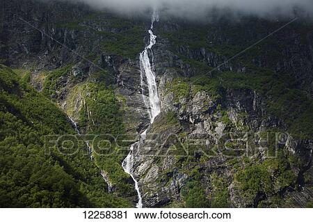 Waterfall in the Rauma Valley, near Olden; Andalsnes, Rauma, Norway View Large Photo Image Stock Image - Waterfall in the Rauma Valley, near Olden; Andalsnes, Rauma, Norway. Fotosearch