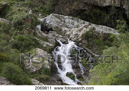Waterfall, Tomatitas, Tarija, Bolivia View Large Photo Image Stock Image - Waterfall, Tomatitas, Tarija, Bolivia. Fotosearch