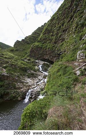 Stock Photo - Waterfalls, Tomatitas, Tarija, Bolivia. Fotosearch