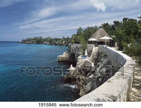 Stock Photography - Waterfront In Holiday Resort. Fotosearch