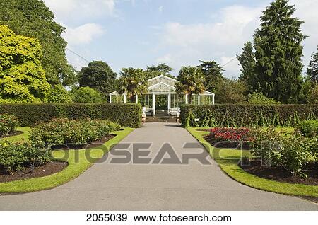 Stock Photo - Waterlily House, Royal Botanic Gardens, Kew, Surrey, England, United Kingdom. Fotosearch