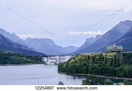Stock Photo - Waterton Valley in Waterton Lakes National Park; Alberta, Canada. Fotosearch