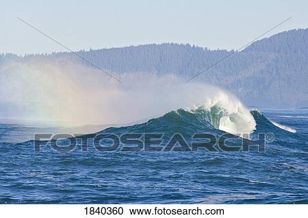 Waves At Cape Kiwanda; Pacific City, Oregon, Usa View Large Photo Image Stock Image - Waves At Cape Kiwanda; Pacific City, Oregon, Usa. Fotosearch