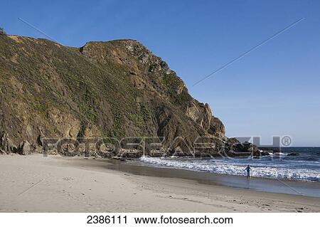 Waves coming in on the beach along the coast; California, United States of America View Large Photo Image Stock Image - Waves coming in on the beach along the coast; California, United States of America. Fotosearch