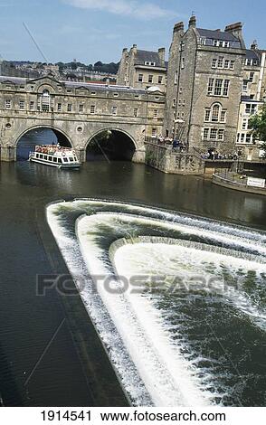 Weir On River Avon & Pulteney Bridge View Large Photo Image Stock Image - Weir On River Avon & Pulteney Bridge. Fotosearch