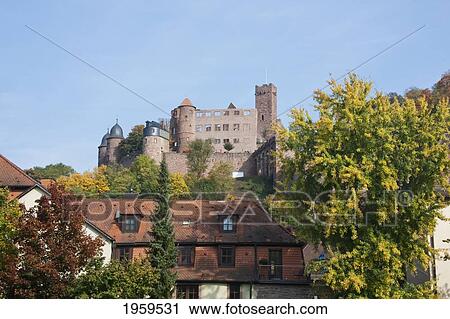 Stock Image - Wertheim Castle, Wertheim Am Main, Baden-Wurttemberg, Germany. Fotosearch
