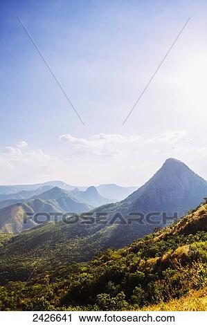 Stock Image - Western highland scenery; Ethiopia. Fotosearch