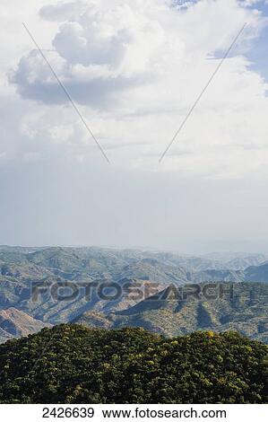 Stock Photo - Western highland scenery; Ethiopia. Fotosearch