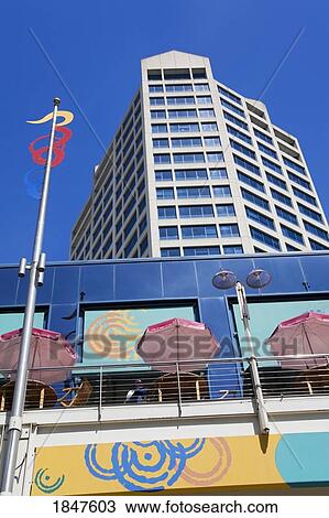 Stock Image - Westlake Center; Seattle, Washington State, Usa. Fotosearch