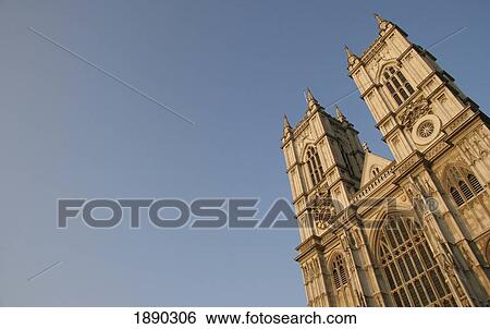 Stock Photograph - Westminster Abbey Against Clear Sky. Fotosearch
