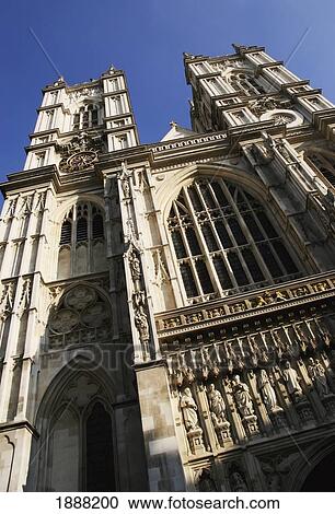 Westminster Abbey Facade, Low Angle View View Large Photo Image Stock Image - Westminster Abbey Facade, Low Angle View. Fotosearch