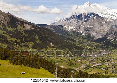 Wetterhorn and Grindelwald; Grindelwald, Bernese Oberland, Switzerland View Large Photo Image Stock Image - Wetterhorn and Grindelwald; Grindelwald, Bernese Oberland, Switzerland. Fotosearch
