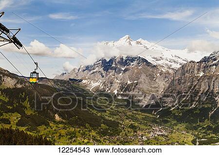 Wetterhorn and Grindelwald; Grindelwald, Bernese Oberland, Switzerland View Large Photo Image Stock Image - Wetterhorn and Grindelwald; Grindelwald, Bernese Oberland, Switzerland. Fotosearch