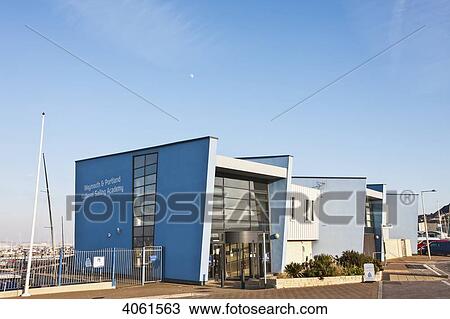 Weymouth and Portland National Sailing Academy (WPNSA) on Isle of Portland on the Jurassic Coast; Dorset, England View Large Photo Image Stock Image - Weymouth and Portland National Sailing Academy (WPNSA) on Isle of Portland on the Jurassic Coast; Dorset, England. Fotosearch