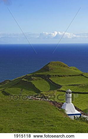 Stock Photo - White House On Santa Maria Island. Fotosearch