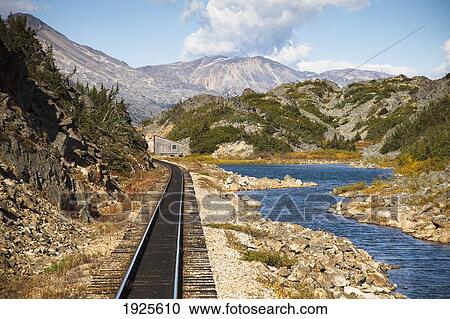 White Pass & Yukon Route Summit Train Tracks; Skagway, Alaska, United States Of America View Large Photo Image Stock Image - White Pass & Yukon Route Summit Train Tracks; Skagway, Alaska, United States Of America. Fotosearch