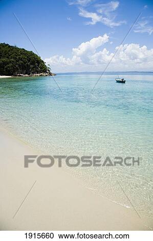 White Sandy Beach And Clear Blue Sea View Large Photo Image Stock Image - White Sandy Beach And Clear Blue Sea. Fotosearch