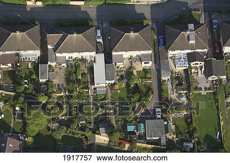 Whiteway Residential Housing View Large Photo Image Stock Photo - Whiteway Residential Housing. Fotosearch