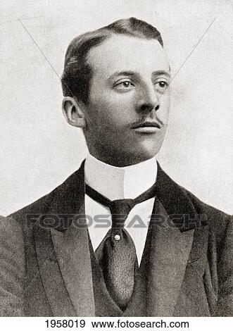 Stock Photo - William Billy Charles De Meuron Wentworth-Fitzwilliam, 7Th Earl Fitzwilliam, 1872 - 1943. British Aristocrat. From Picturesque History Of Yorkshire, Published C. 1900. Fotosearch
