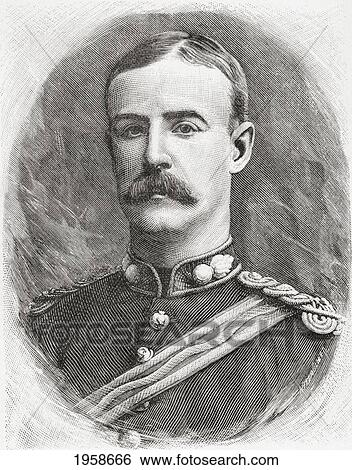 Stock Photograph - William Grant Stairs, 1863 To 1892. Canadian-British Explorer And Soldier Who Accompanied Sir Henry Morton Stanley On The Emin Pasha Relief Expedition, 1886-1889. From In Darkest Africa By Henry M. Stanley Published 1890.. Fotosearch