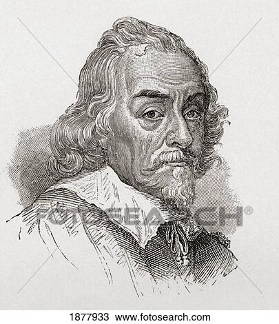 Stock Image - William Harvey, 1578 To 1657. English Physician. From The Book Short History Of The English People By J. R. Green Published London 1893.. Fotosearch