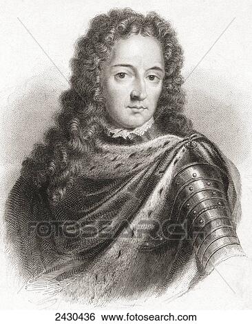 Stock Photograph - William III, 1650 to 1702. King of England and Ireland and, from 1689, as William II of Scotland, aka William of Orange. From a 19th century print.. Fotosearch