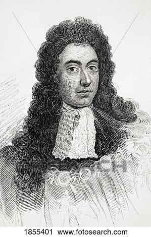 Stock Image - William Iii King Of England Scotland And Ireland 1650-1702 Aka William Of Orange From Old England's Worthies By Lord Brougham And Others Published London Circa 1880's. Fotosearch