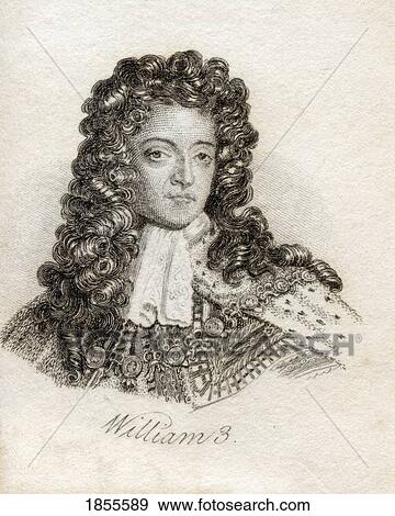 Stock Photo - William Iii King Of England Scotland And Ireland 1650-1702 Aka William Of Orange. Fotosearch