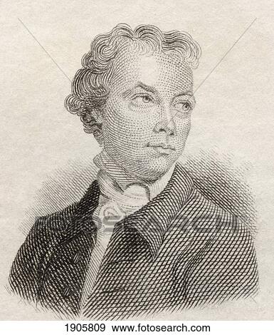 Stock Photo - William Julius Mickle, 1735 To 1788. Scottish Poet. From Crabb's Historical Dictionary Published 1825.. Fotosearch