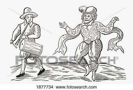 William Kemp Dancing The Morris. William Kempe, Died C. 1603. English Actor And Dancer. From The Book Short History Of The English People By J. R. Green, Published London 1893. View Large Photo Image Picture - William Kemp Dancing The Morris. William Kempe, Died C. 1603. English Actor And Dancer. From The Book Short History Of The English People By J. R. Green, Published London 1893.. Fotosearch