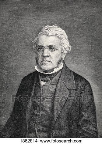 Picture - William Makepeace Thackeray 1811-1863 English Novelist And Humorist Engraved By W B Closson From A Daguerreotype Taken By Brady During Thackerays Trip To America From The Book The Century Illustrated Monthly Magazine May To October 1883. Fotosearch
