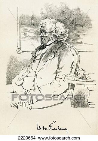 Picture - William Makepeace Thackeray, 1811. Fotosearch