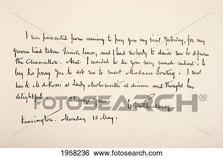 Stock Photograph - William Makepeace Thackeray, 1811. Fotosearch