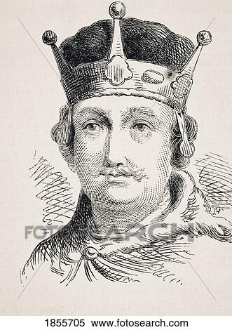 Stock Photography - William Rufus, King William Ii Of England Circa 1056 To 1100 From The National And Domestic History Of England By William Aubrey Published London Circa 1890. Fotosearch