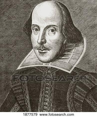 William Shakespeare 1564 - 1616. English Playwright And Poet. 19Th Century Copy Of The Martin Droeshout Engraving Used In The First Folio Of 1623. View Large Photo Image Stock Photo - William Shakespeare 1564 - 1616. English Playwright And Poet. 19Th Century Copy Of The Martin Droeshout Engraving Used In The First Folio Of 1623.. Fotosearch