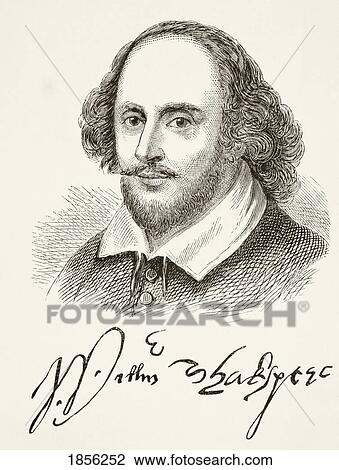 William Shakespeare 1564 To 1616. English Poet Playwright Dramatist And Actor. Portrait And Signature. From The National And Domestic History Of England By William Aubrey Published London Circa 1890 View Large Photo Image Stock Image - William Shakespeare 1564 To 1616. English Poet Playwright Dramatist And Actor. Portrait And Signature. From The National And Domestic History Of England By William Aubrey Published London Circa 1890. Fotosearch