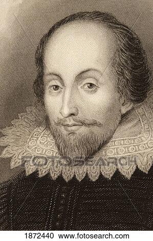 Stock Image - William Shakespeare, 1564 To 1616. English Poet, Playwright, Dramatist And Actor.. Fotosearch
