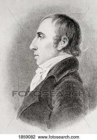 Stock Image - William Wordsworth, 1770-1850. English Poet. Drawn In 1798 By Hancock. From The Book The Life Of Charles Lamb Volume I By E V Lucas Published 1905.. Fotosearch
