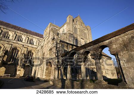 Stock Photography - Winchester Cathedral; Winchester, Hampshire, England. Fotosearch