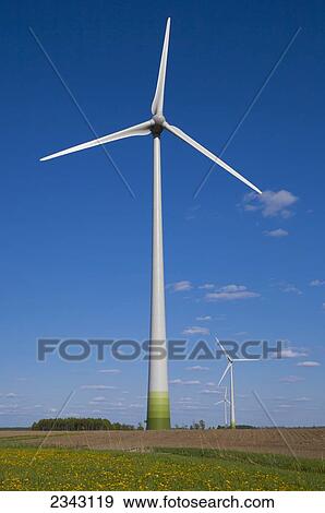 Wind Turbines; St. Remi, Quebec, Canada View Large Photo Image Stock Photo - Wind Turbines; St. Remi, Quebec, Canada. Fotosearch